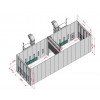 Покрасочная камера KraftWell KRW1655-MG 16 х 5 х 5 м, 88 000 м3/ч