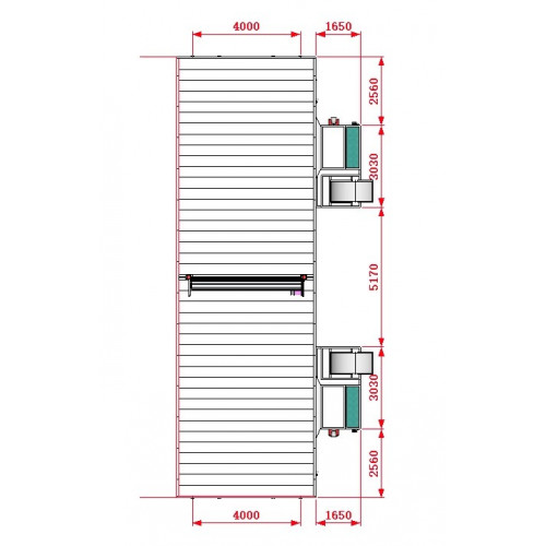 Покрасочная камера KraftWell KRW1655-MG 16 х 5 х 5 м, 88 000 м3/ч