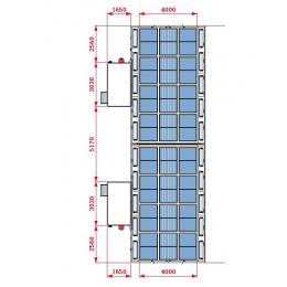 Покрасочная камера KraftWell KRW1655-MG 16 х 5 х 5 м, 88 000 м3/ч