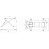 Подъемник ножничный KraftWell KRW2.7 (г/п 2700 кг, мобильный)