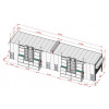 Покрасочная камера KraftWell KRW2455-TRMG 24 х 5 х 4,9 м, 120 000 м3/ч