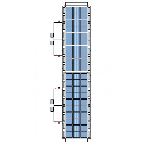 Покрасочная камера KraftWell KRW2455-TRMG 24 х 5 х 4,9 м, 120 000 м3/ч