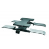 Подъемник ножничный KraftWell KRW260B (г/п 2500 кг, пневматический, напольный, с поворотными лапами)