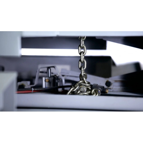 Подъемник ножничный KraftWell KRW260B (г/п 2500 кг, пневматический, напольный, с поворотными лапами)