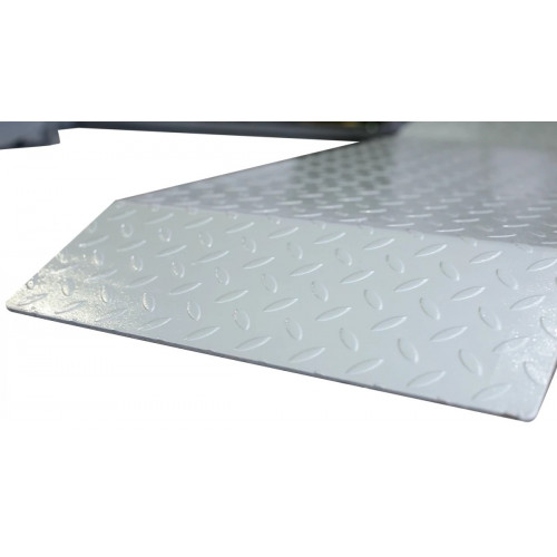 Подъемник ножничный KraftWell KRW260B (г/п 2500 кг, пневматический, напольный, с поворотными лапами)
