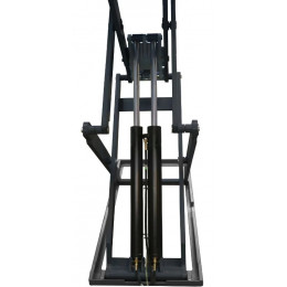 Подъёмник ножничный KraftWell KRW350SF (г/п 3500 кг, напольный, короткий)
