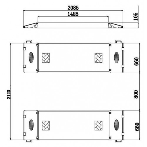 Подъёмник ножничный KraftWell KRW350SF/220 (г/п 3500 кг, напольный)