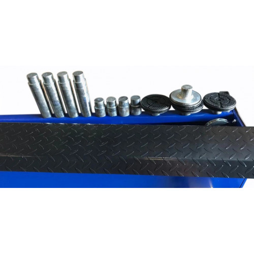 Подъемник двухстоечный электрогидравлический KraftWell KRW4DLM/220 (г/п 4000 кг)