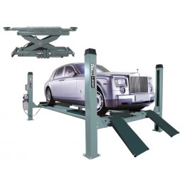 Комплект для сход-развала KraftWell KRW6.5WA+KRWJ7P (г/п 6500 кг)