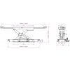 Траверса с ручным приводом KraftWell KRWJ2N (г/п 2000 кг)