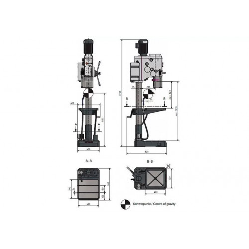 Вертикально-сверлильный станок Optimum OPTIdrill DH 32GSV