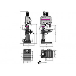 Вертикально-сверлильный станок Optimum OPTIdrill DH 55V