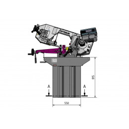 Ленточнопильный станок с гидроразгрузкой Optimum OPTIsaw SD 281V
