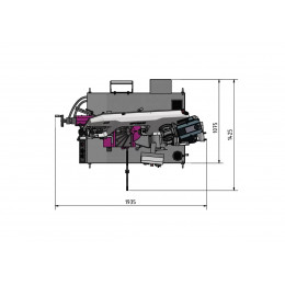 Полуавтоматический ленточнопильный станок Optimum OPTIsaw SD 351AV