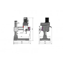 Станок радиально-сверлильный OPTIMUM OPTIdrill RD3