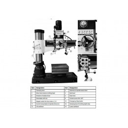 Станок радиально-сверлильный OPTIMUM OPTIdrill RD5