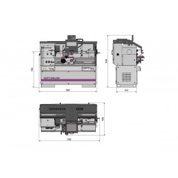 Токарно-винторезный станок Optimum OPTIturn TZ 4V