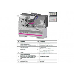 Токарно-винторезный станок Optimum OPTIturn TZ 4V
