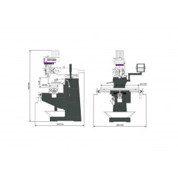 Вертикально-фрезерный станок Optimum OPTImill MF 2-B