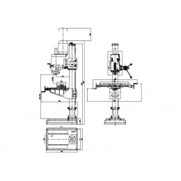 Вертикально-сверлильный станок Optimum OPTIdrill DH 40CTP