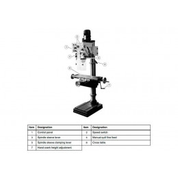 Вертикально-сверлильный станок Optimum OPTIdrill DH 40CTP