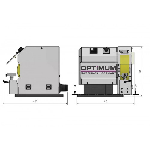 Станок для заточки Optimum OPTIgrind GB 250B