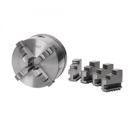 Четырехкулачковый токарный патрон с независимым зажатием Optimum Camlock Ø200 мм DIN ISO 702-2 № 5
