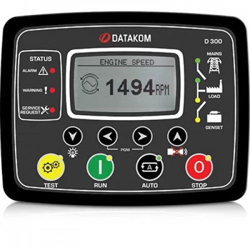 Контроллер для генератора Datakom D-300-P (MPU,J1939 12В с зарядным устройством)