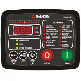 Контроллер ручного управления генератором Datakom DKG-217 с синхроскопом