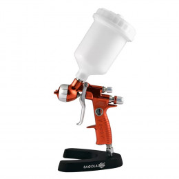 Краскопульт с электронным манометром Sagola 4600 DIGITAL Clear с соплом 1.4