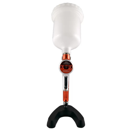 Краскопульт с электронным манометром Sagola 4600 DIGITAL Clear с соплом 1.4