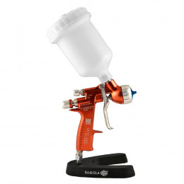 Краскопульт с электронным манометром Sagola 4600 DIGITAL Aqua с соплом 1.2