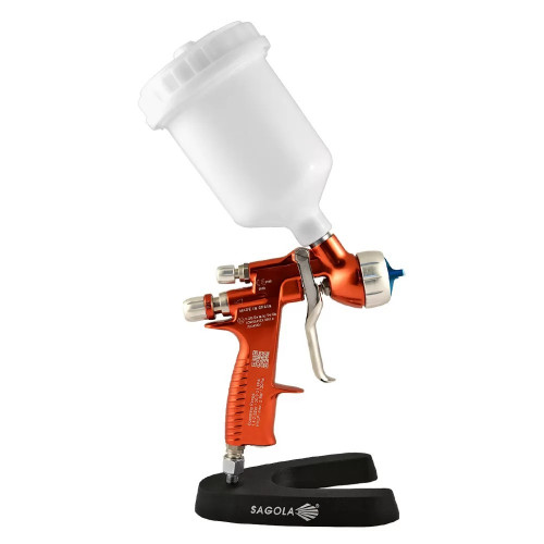 Краскопульт с электронным манометром Sagola 4600 DIGITAL Aqua с соплом 1.3