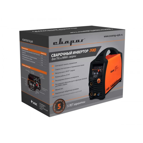 Сварочный инвертор Сварог PRO TIG 200 P DSP AC/DC (E201)