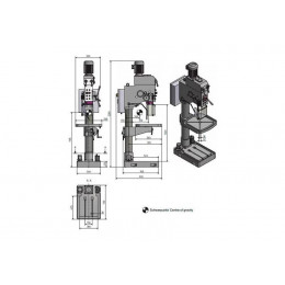 Вертикально-сверлильный станок Optimum OPTIdrill B 40GSM