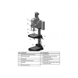 Вертикально-сверлильный станок Optimum OPTIdrill B 40GSM