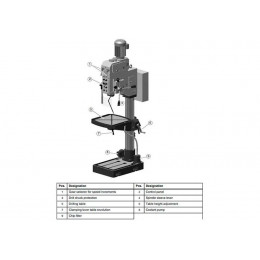Вертикально-сверлильный станок Optimum OPTIdrill B 40GSP