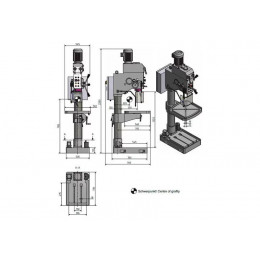 Вертикально-сверлильный станок Optimum OPTIdrill B 40GSP