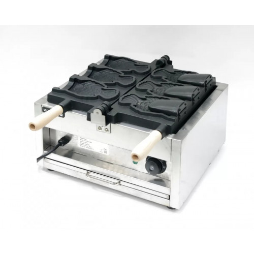 Вафельница Kocateq GH15FishNW тайяки для 3 рыбок