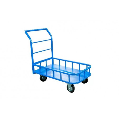 Тележка платформенная TOR ТП-Б с бортами (600х1000) (колеса 160 мм)