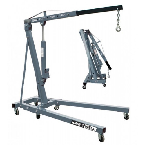Кран складной KraftWell KRWC2 2000 кг двухтактный