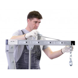 Кран складной KraftWell KRWC2 2000 кг двухтактный