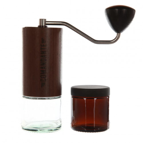 Кофемолка ручная Comandante C40 NITRO BLADE Chocolate Fineline