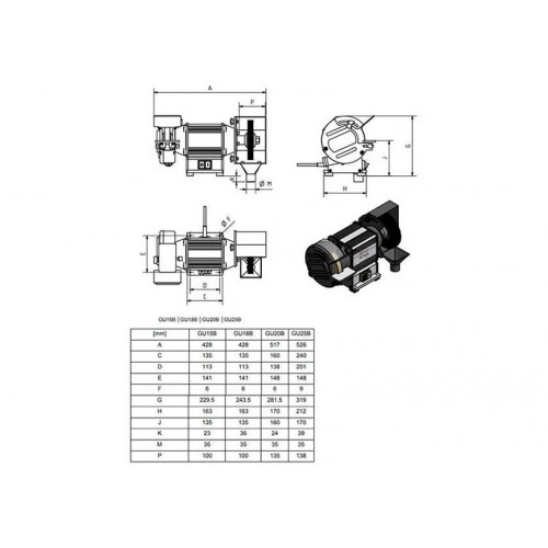 Точильный шлифовальный станок Optimum OPTIgrind GU 25B