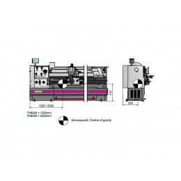 Токарно-винторезный станок Optimum OPTIturn TH 8030D
