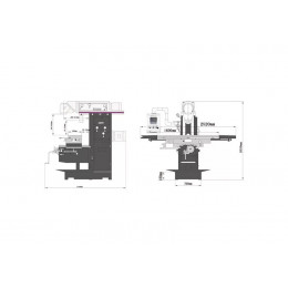 Универсальный фрезерный станок Optimum OPTImill MT 230S