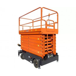 Подъёмник ножничный GROST Tower Drive BS 500-14 с выдвижной платформой