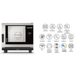 Пароконвектомат электрический Distform MyChef Bake 6 EN (600*400)