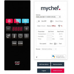 Пароконвектомат электрический Distform MyChef Bake 6 EN (600*400)