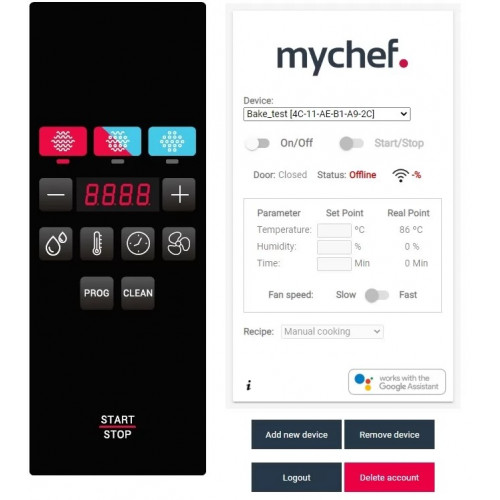 Пароконвектомат электрический Distform MyChef Bake 6 EN (600*400)